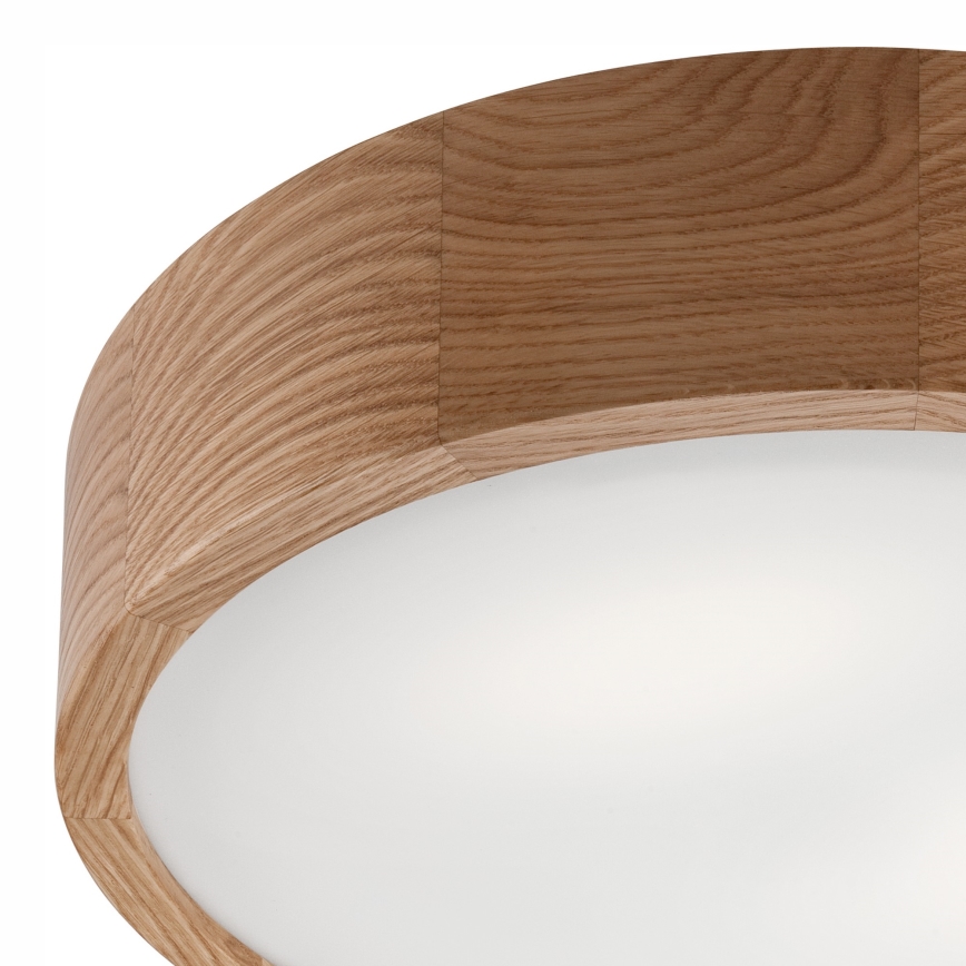 Stropné kúpeľňové svietidlo OAK 3xE27/15W/230V dub ø 37 cm IP54