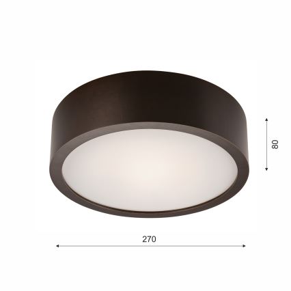 Stropné svietidlo 1xE27/60W/230V borovica