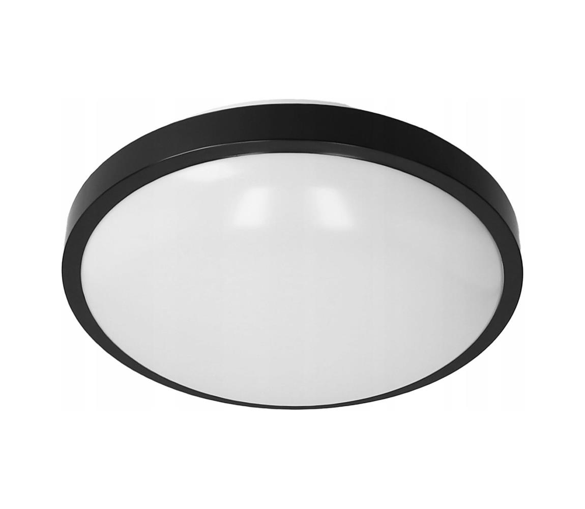 SmartLED Stropné svietidlo 2xE27/40W/230V priemer 29,5 cm čierne 4551