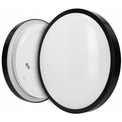 Stropné svietidlo 2xE27/40W/230V priemer 29,5 cm čierne