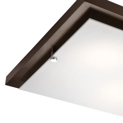 Stropné svietidlo 2xE27/60W/230V borovica