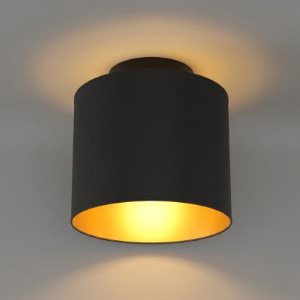 Stropné svietidlo ARDEN 1xE27/15W/230V, priemer 18 cm, čierne