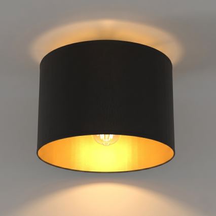 Stropné svietidlo ARDEN 1xE27/15W/230V priemer 25 cm čierne