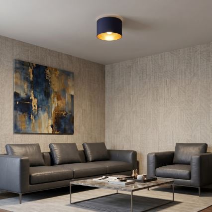 Stropné svietidlo ARDEN 1xE27/15W/230V priemer 25 cm modré
