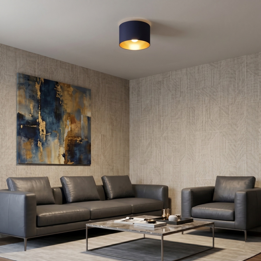 Stropné svietidlo ARDEN 1xE27/15W/230V priemer 25 cm modré