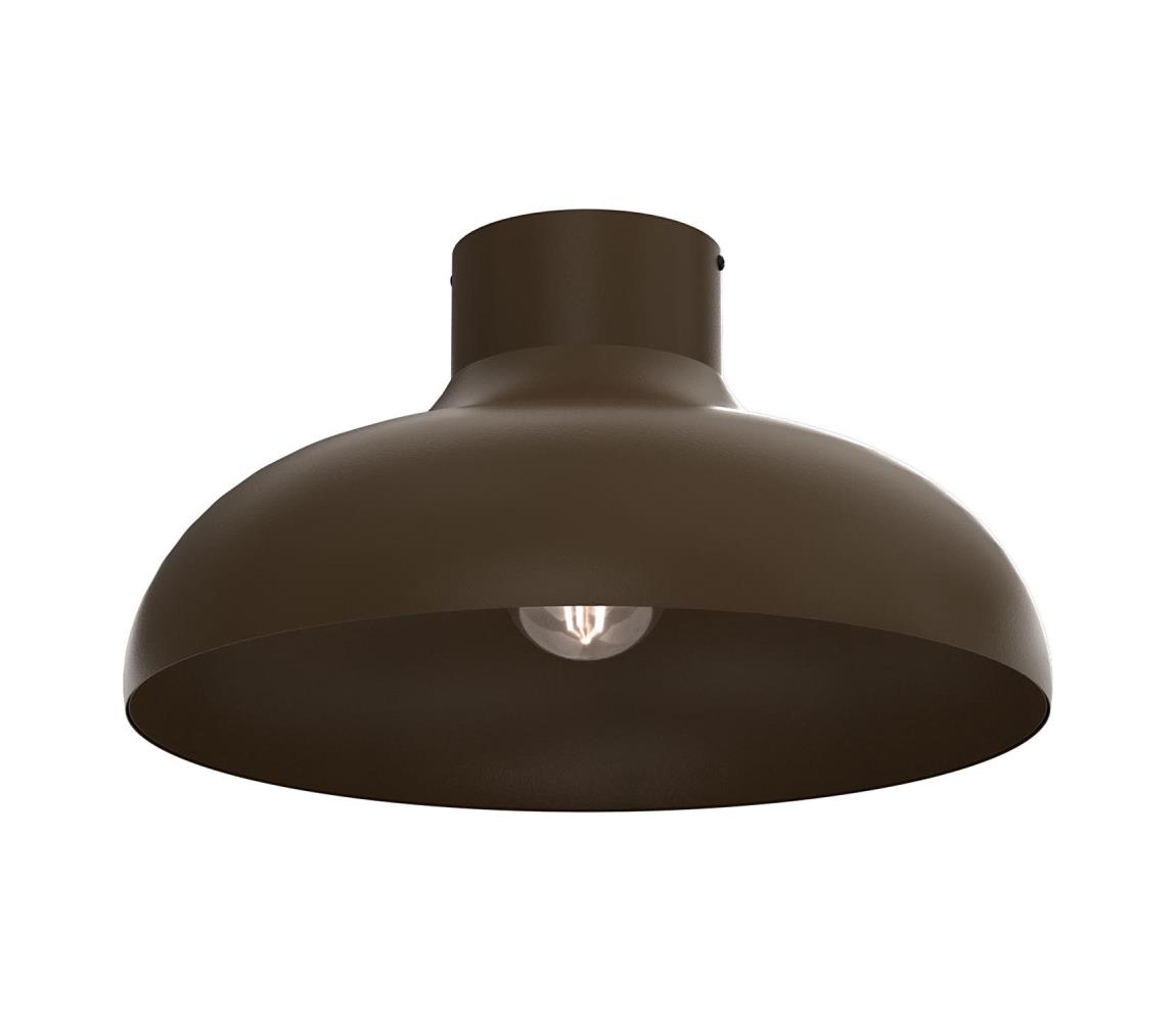 Stropné svietidlo BASCA 1xE27/15W/230V pr. 40 cm hnedé 8492A