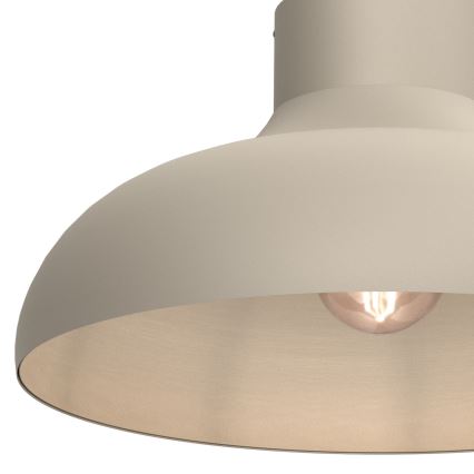 Stropné svietidlo BASCA 1xE27/15W/230V pr. 40 cm krémové