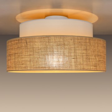 Stropné svietidlo BOHO 1xE27/60W/230V biela/béžová