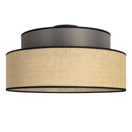 Stropné svietidlo BOHO 1xE27/60W/230V hnedá/béžová