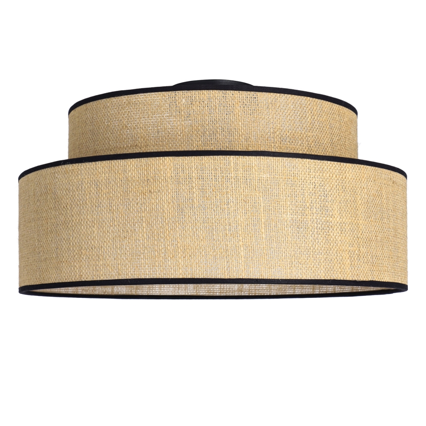 Stropné svietidlo BOHO 1xE27/60W/230V pr. 40 cm béžová