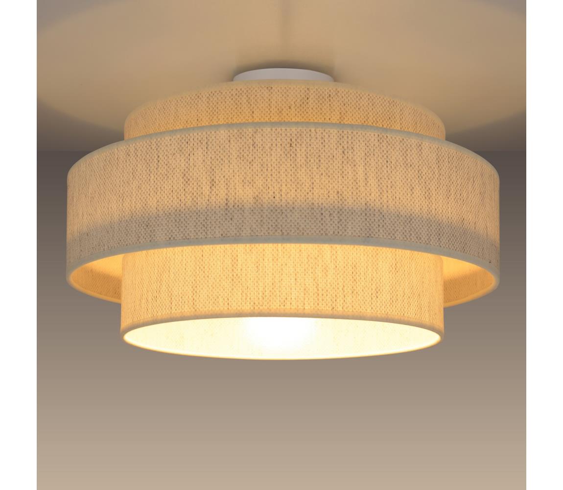 Stropné svietidlo BOHO 1xE27/60W/230V priemer 40 cm biele H0183