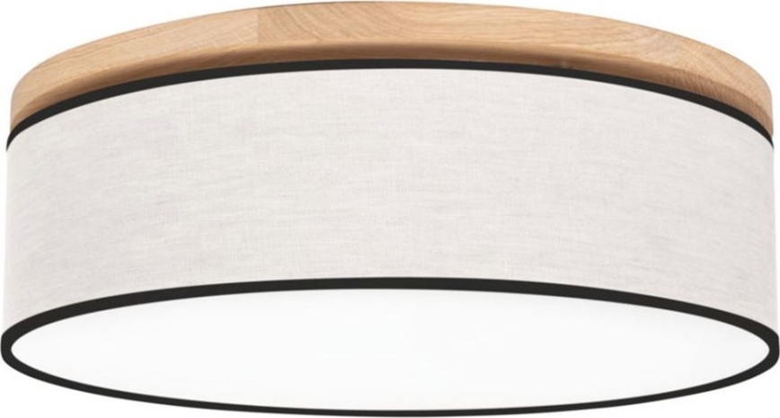 Stropné svietidlo BOHO 3xE27/25W/230V pr. 48 cm dub