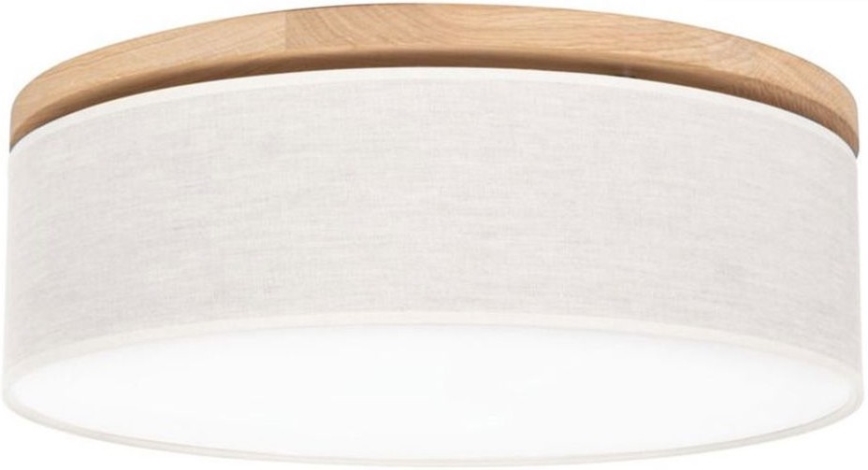 Stropné svietidlo BOHO 3xE27/25W/230V pr. 48 cm dub