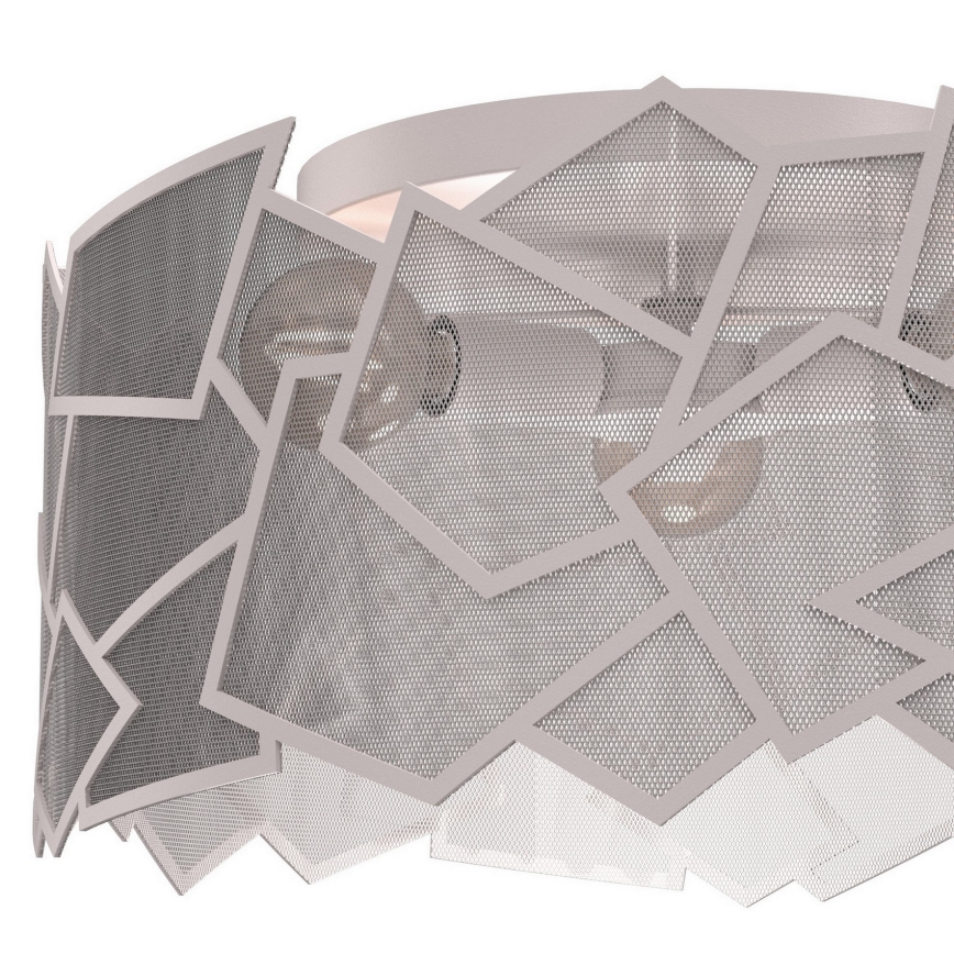 Stropné svietidlo CAMO 3xE27/15W/230V pr. 49,5 cm béžové