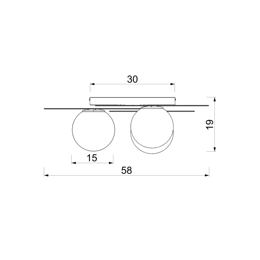Stropné svietidlo FLAT 3xE27/15W/230V 55x60 cm béžová/krémová/hnedá
