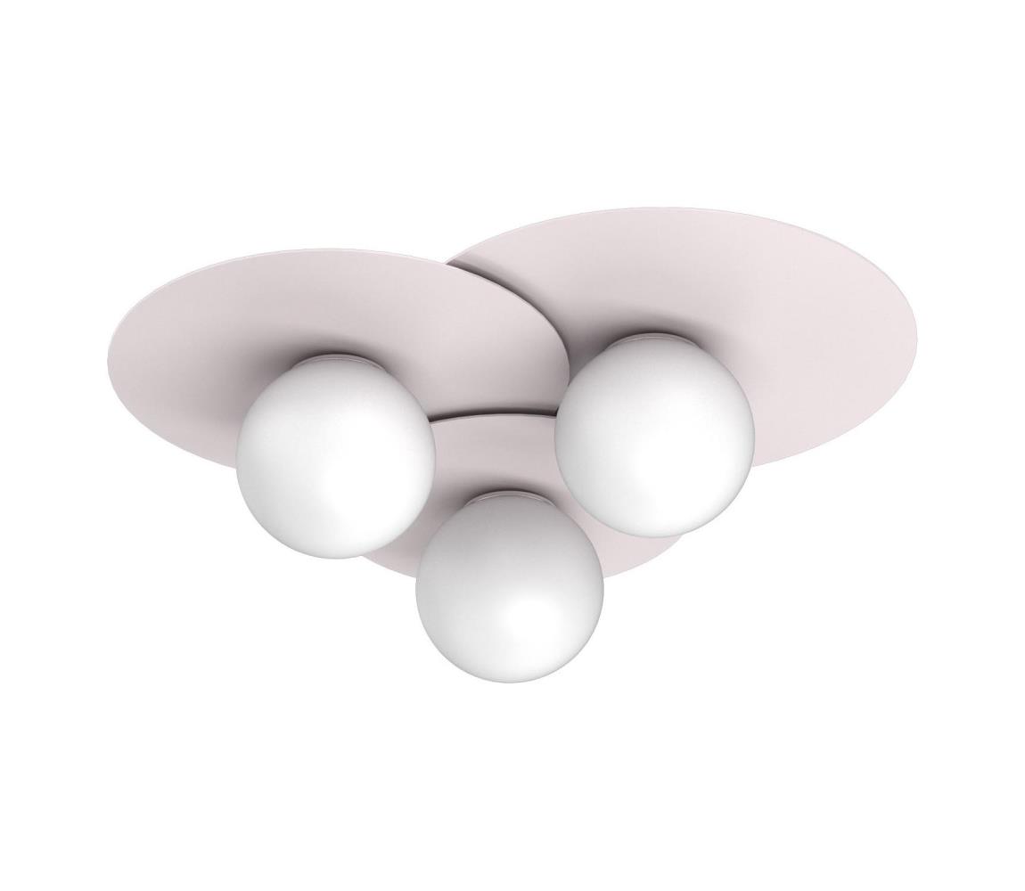 Stropné svietidlo FLAT 3xE27/15W/230V 55x60 cm krémové 9574