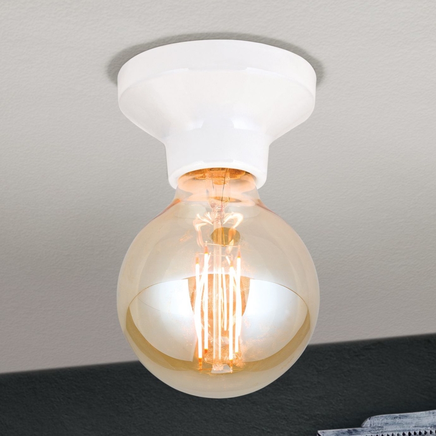 Stropné svietidlo FROST 1xE27/60W/230V biela