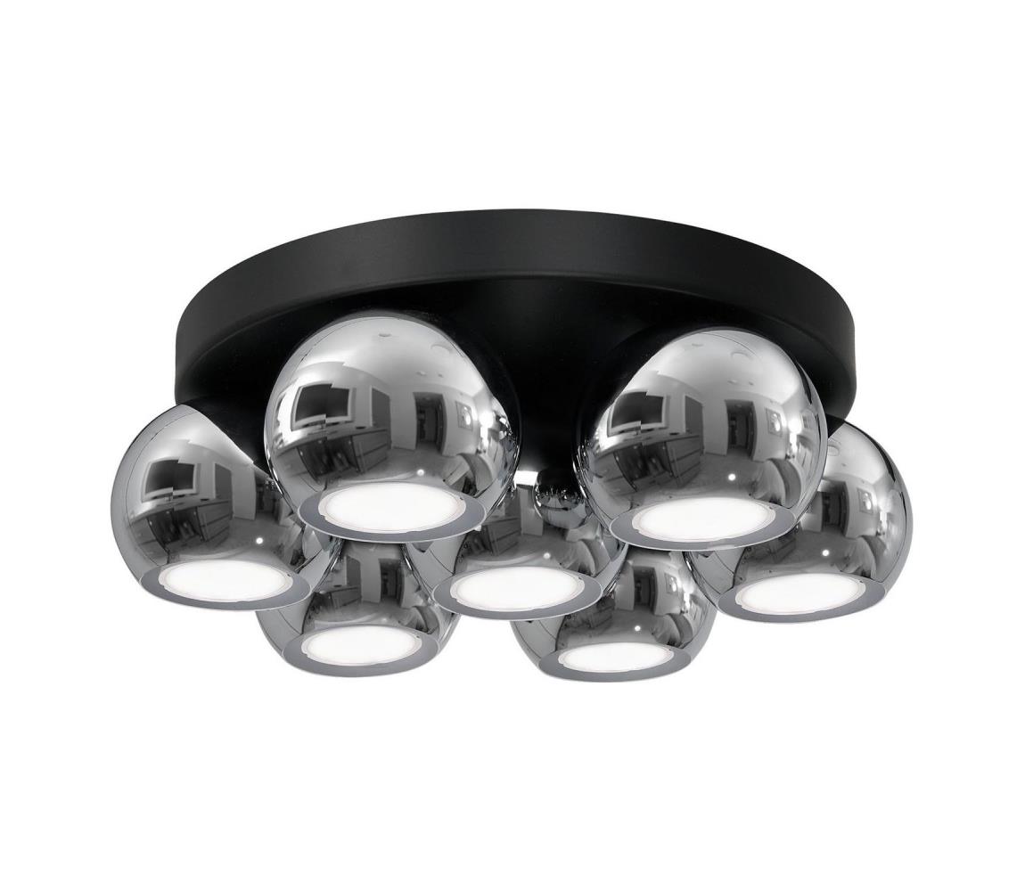 Stropné svietidlo GALAXY 7xGU10/8W/230V čierna