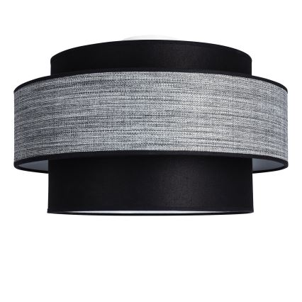 Stropné svietidlo GRACE 1xE27/60W/230V pr. 40 cm čierna/šedá