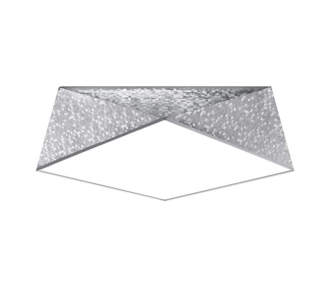  Stropné svietidlo HEXA 3xE27/60W/230V strieborná SL.0694