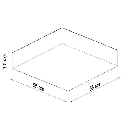 Stropné svietidlo HORUS 4xE27/60W/230V biela