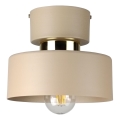 Stropné svietidlo IGNIA 1xE27/60W/230V taupe