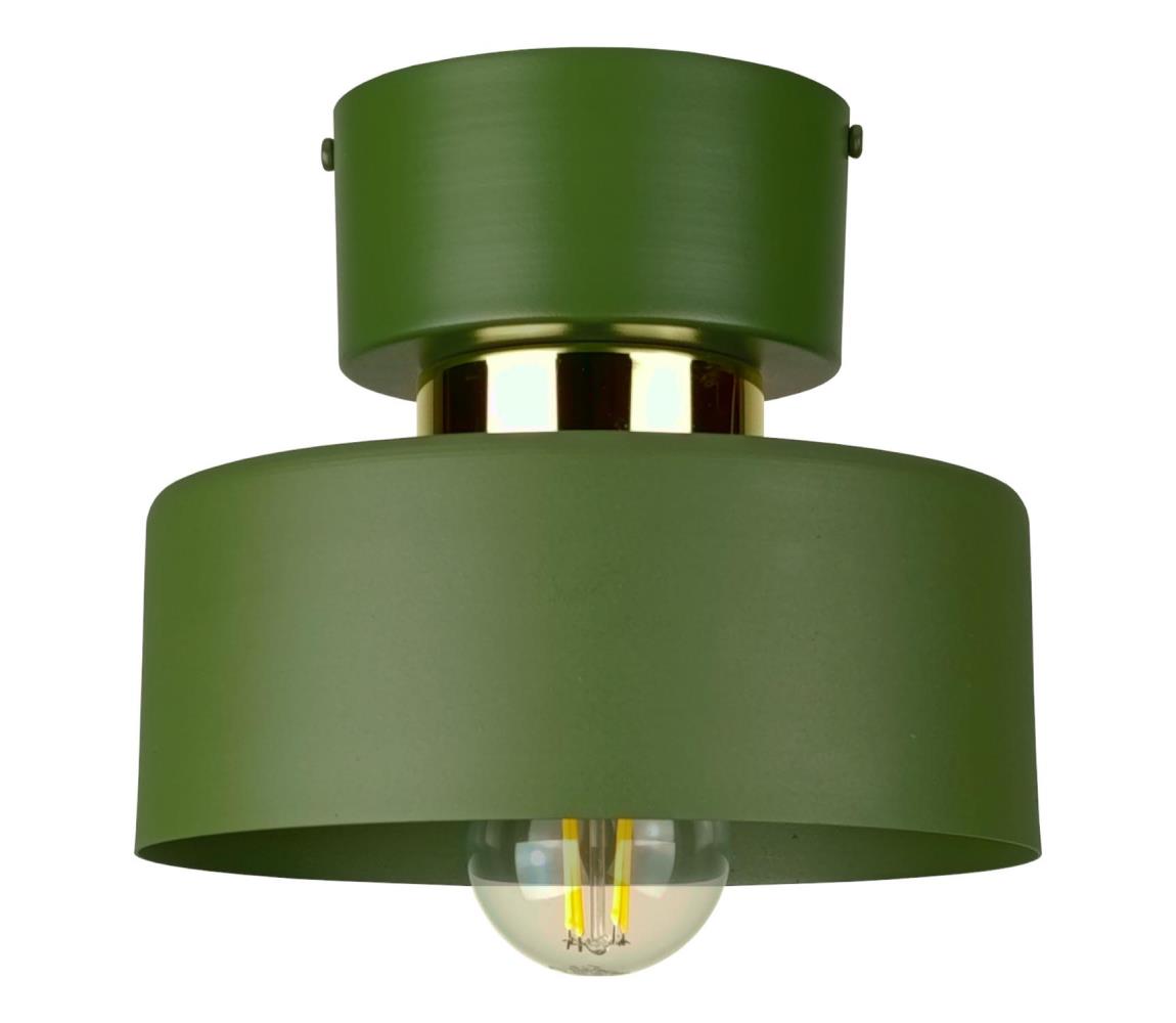 Keter Lighting Stropné svietidlo IGNIA 1xE27/60W/230V zelená/zlatá 3384
