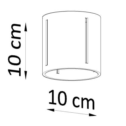 Stropné svietidlo INEZ 1xG9/40W/230V biela