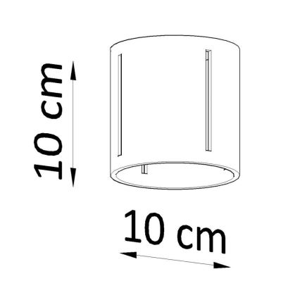 Stropné svietidlo INEZ 1xG9/40W/230V šedá