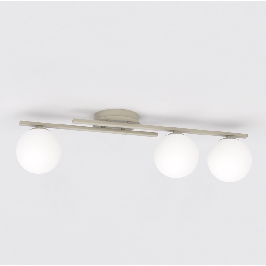 Stropné svietidlo KAIRO 3xE14/10W/230V béžové