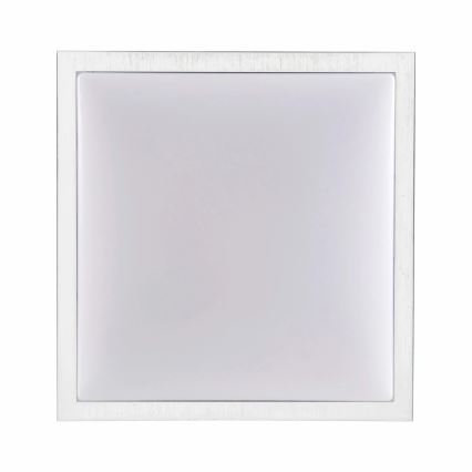 Stropné svietidlo KAZIMIERZ 2xE27/20W/230V 29,5x29,5 cm strieborná