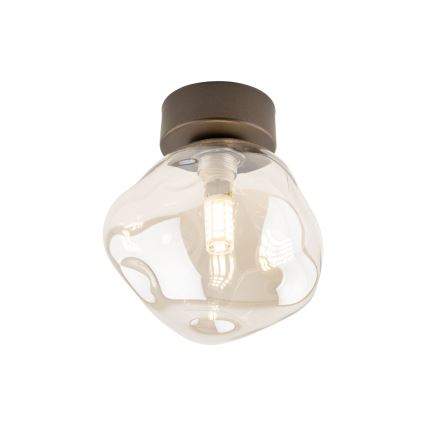 Stropné svietidlo LAVA 1xG9/8W/230V bronzové/dymovo-béžové