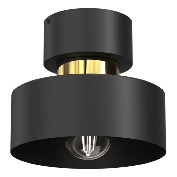 Stropné svietidlo MARTI 1xE27/15W/230V čierna/zlatá