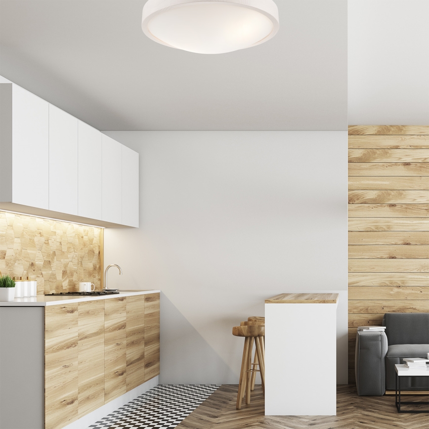 Stropné svietidlo MEDA 2xE27/60W/230V borovica