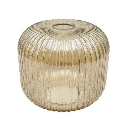 Stropné svietidlo MILOU WOOD 1xE27/15W/230V dub/dymová béžová, priemer 20 cm