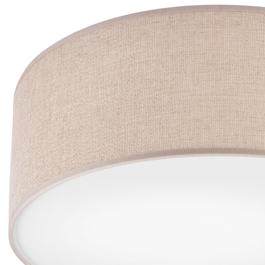 Stropné svietidlo MONTE 1xE27/60W/230V pr. 35 cm hnedá