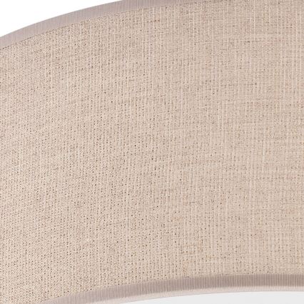 Stropné svietidlo MONTE 1xE27/60W/230V pr. 35 cm hnedá