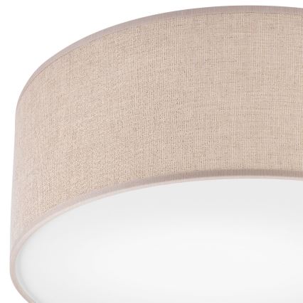 Stropné svietidlo MONTE 1xE27/60W/230V, priemer 35 cm, hnedé