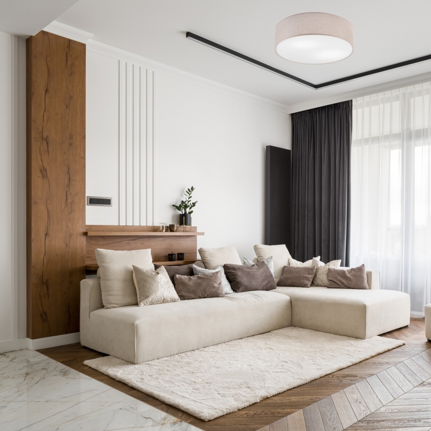 Stropné svietidlo MONTE 2xE27/60W/230V béžové