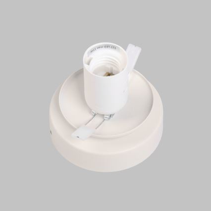 Stropné svietidlo MOONLIGHT 1xE27/15W/230V, priemer 16 cm, krémové