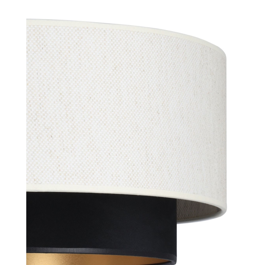 Stropné svietidlo NATIA 1xE27/60W/230V biela/čierna