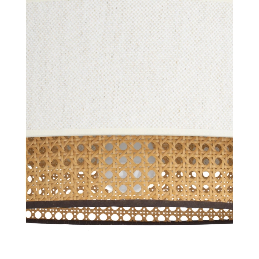 Stropné svietidlo NATIA 1xE27/60W/230V priemer 45 cm biela/hnedá