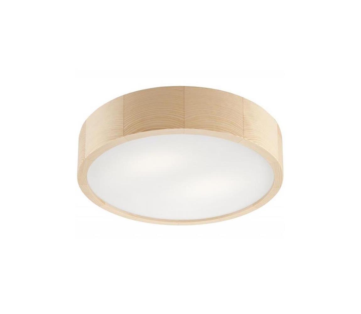 Stropné svietidlo NATURAL 2xE27/60W/230V pr. 37,5 cm borovica LD-PD-6.2 NATURAL