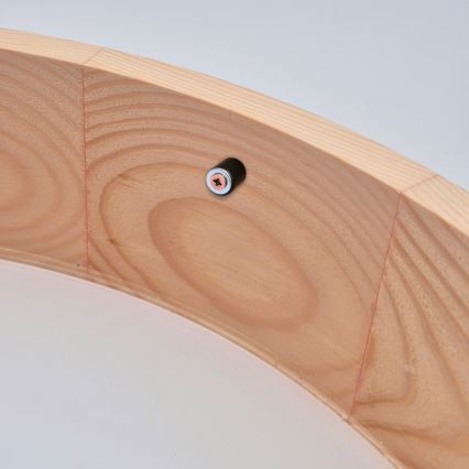 Stropné svietidlo NATURAL 2xE27/60W/230V ø 37 cm borovica