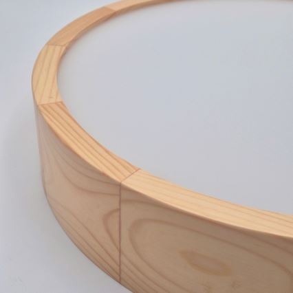 Stropné svietidlo NATURAL 2xE27/60W/230V ø 37 cm borovica