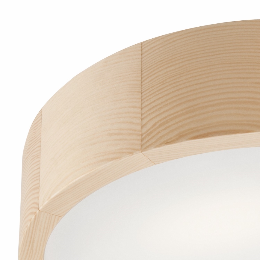 Stropné svietidlo NATURAL 2xE27/60W/230V ø 37 cm borovica