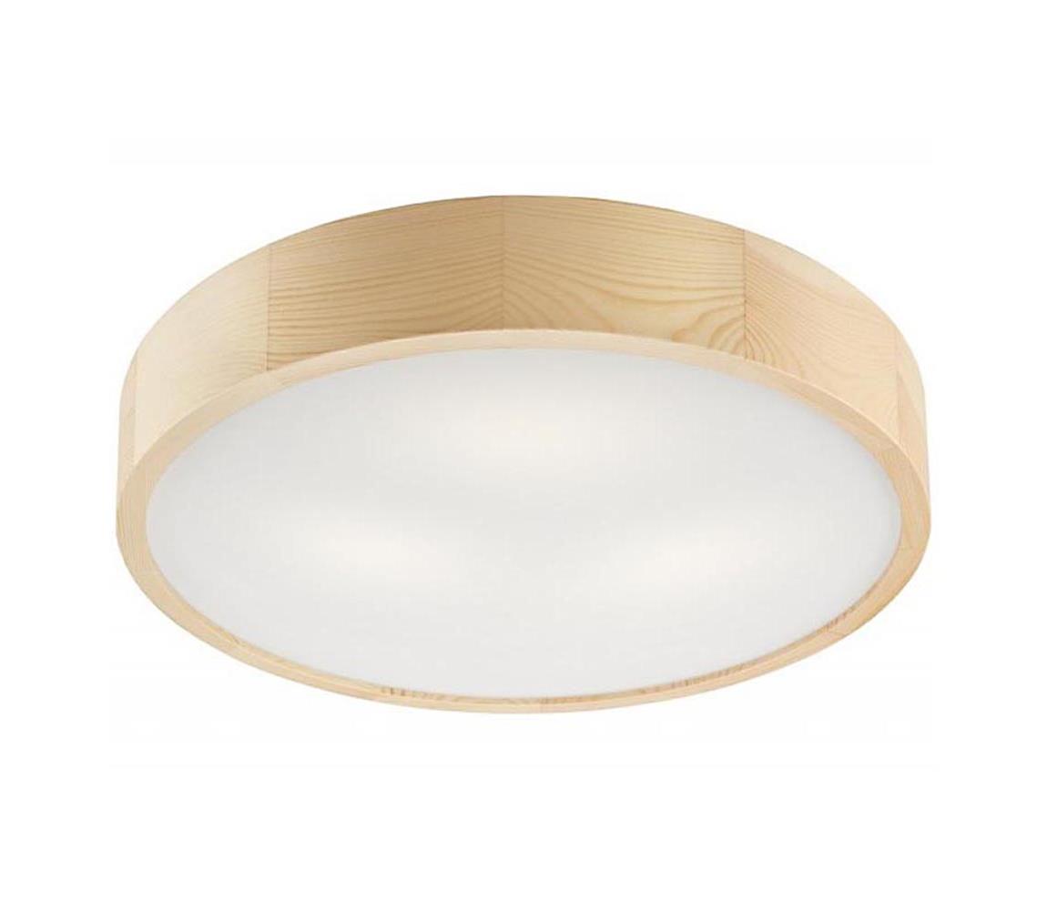 Stropné svietidlo NATURAL 3xE27/60W/230V pr. 47,5 cm borovica LD-PD-6.3 NATURAL