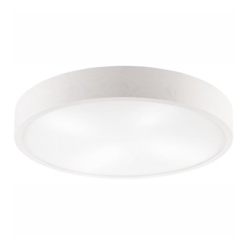 Stropné svietidlo NATURAL 4xE27/60W/230V ø 57 cm biela/borovica