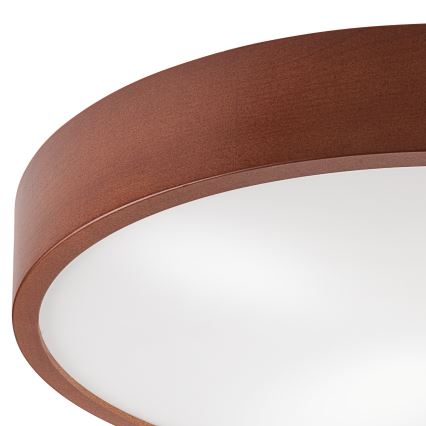 Stropné svietidlo NATURAL 4xE27/60W/230V ø 57 cm borovica/hnedá