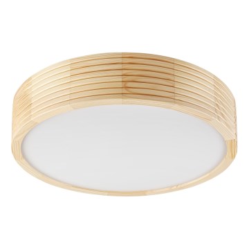 Stropné svietidlo NATURAL MODERN 2xE27/15W/230V priemer 37,5 cm borovica